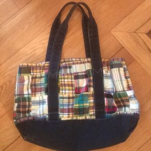 J.Crew Madras Plaid Bag!